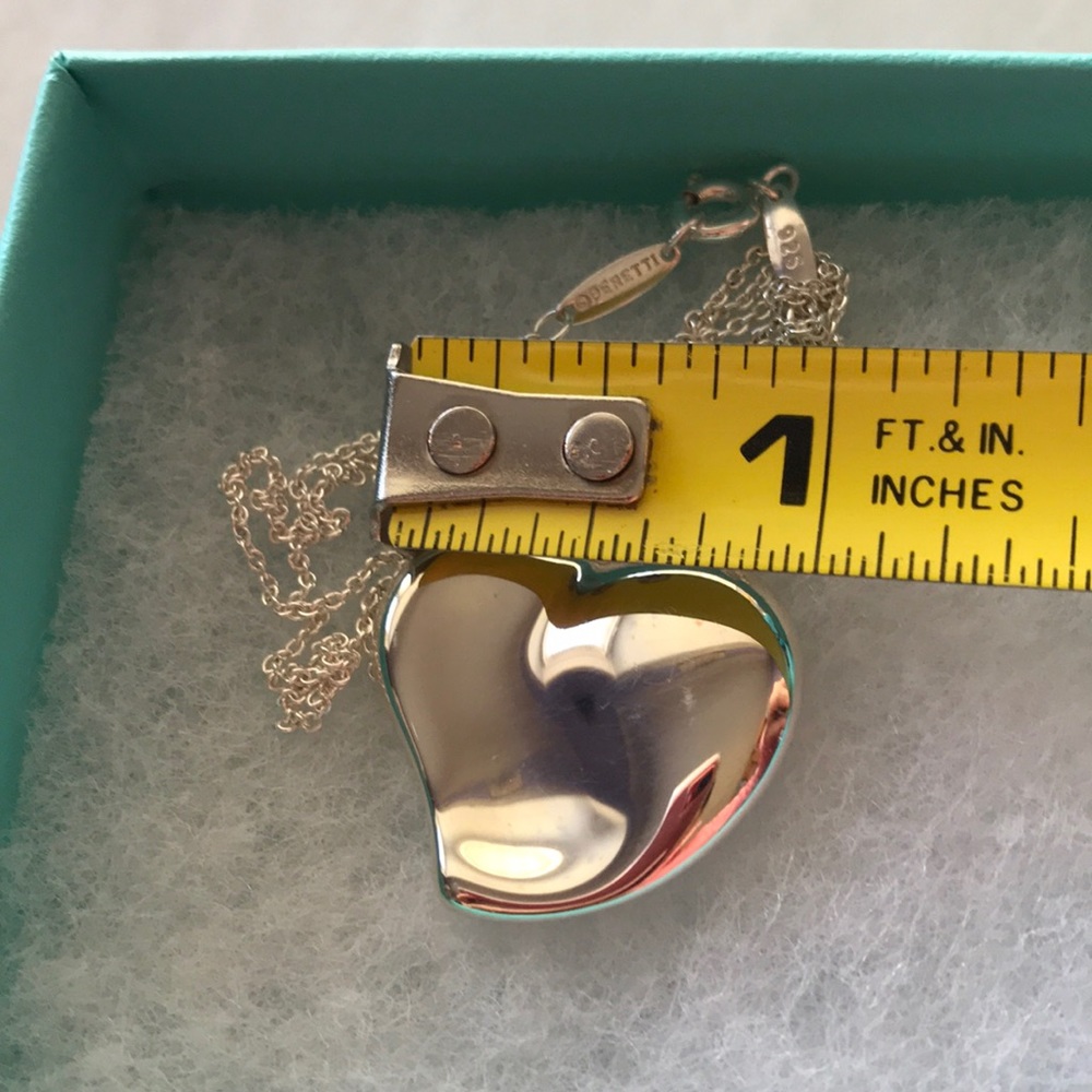 ๐ Tiffany Elsa Perretti Full Heart Necklace ๐ - Picture 5 of 8